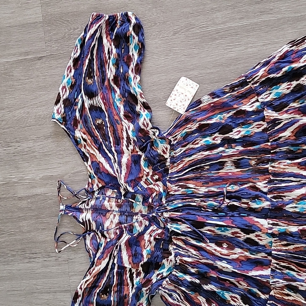 Free People Multicolor Patterned Dress - Picture 6 of 7
